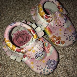 Freshly picked care bear moccasins size 3